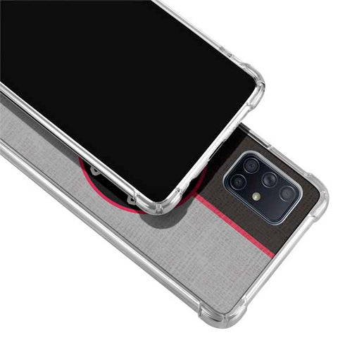 NBA Toronto Raptors Split Canvas Galaxy A51 5G Clear Case