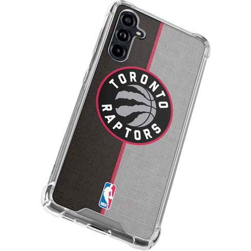 NBA Toronto Raptors Split Canvas Galaxy A54 5G Clear Case