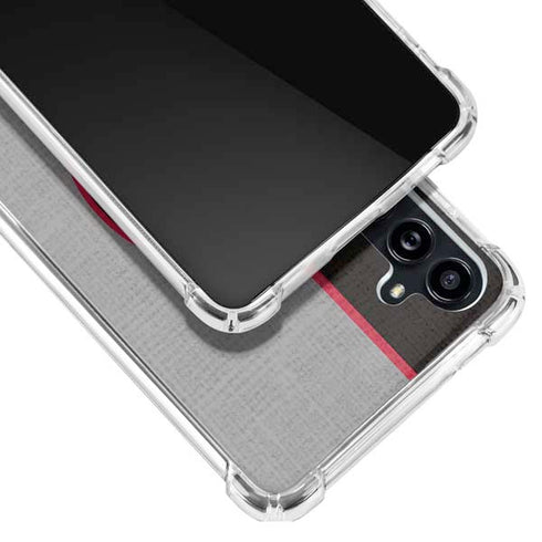 NBA Toronto Raptors Split Canvas Galaxy A54 5G Clear Case