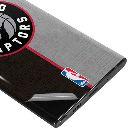 NBA Toronto Raptors Split Canvas Galaxy Note 10 Plus Skin
