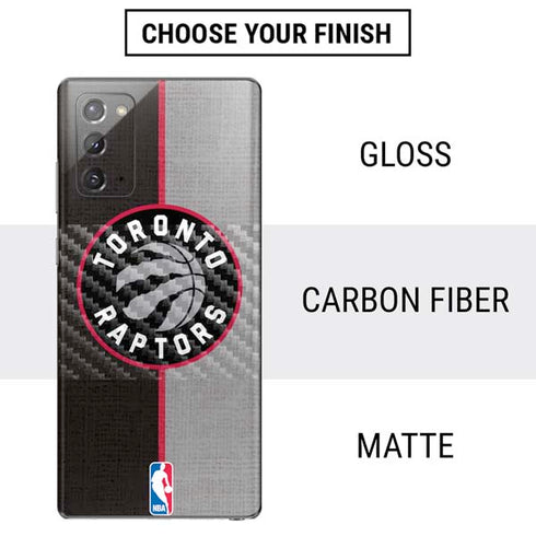 NBA Toronto Raptors Split Canvas Galaxy Note20 5G Skin