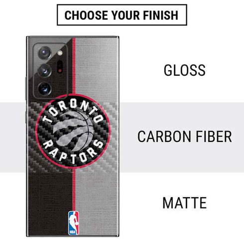NBA Toronto Raptors Split Canvas Galaxy Note20 Ultra 5G Skin