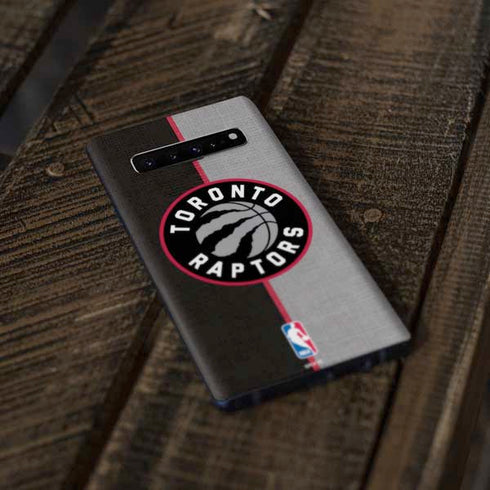 NBA Toronto Raptors Split Canvas Galaxy S10 Plus Skin