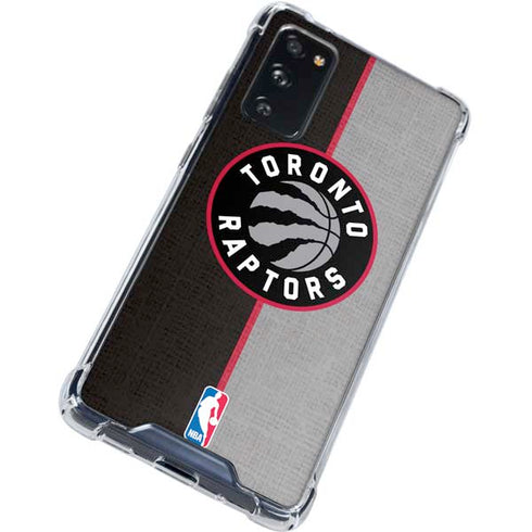 NBA Toronto Raptors Split Canvas Galaxy S20 FE Clear Case