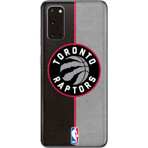 NBA Toronto Raptors Split Canvas Galaxy S20 Skin