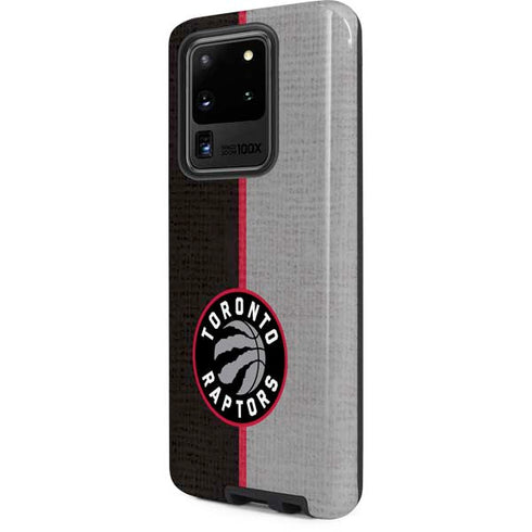 NBA Toronto Raptors Split Canvas Galaxy S20 Ultra 5G Pro Case
