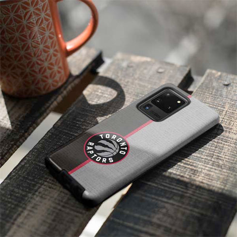NBA Toronto Raptors Split Canvas Galaxy S20 Ultra 5G Pro Case