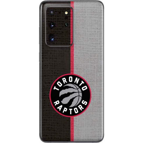 NBA Toronto Raptors Split Canvas Galaxy S20 Ultra 5G Skin