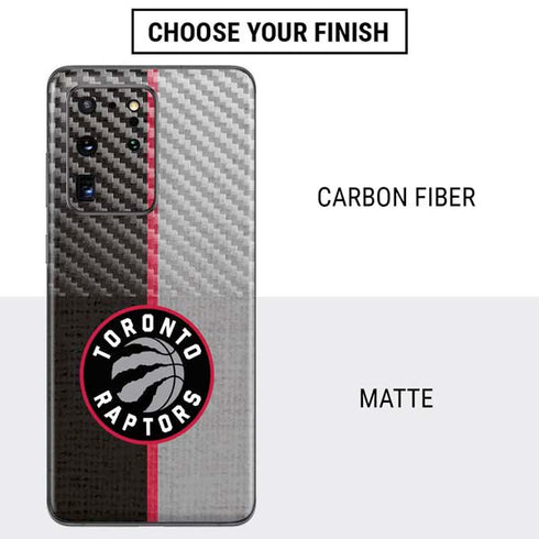 NBA Toronto Raptors Split Canvas Galaxy S20 Ultra 5G Skin