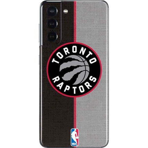 NBA Toronto Raptors Split Canvas Galaxy S21 5G Skin