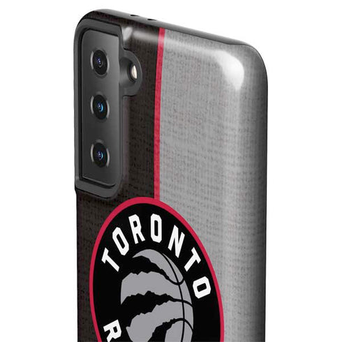 NBA Toronto Raptors Split Canvas Galaxy S21 FE Pro Case