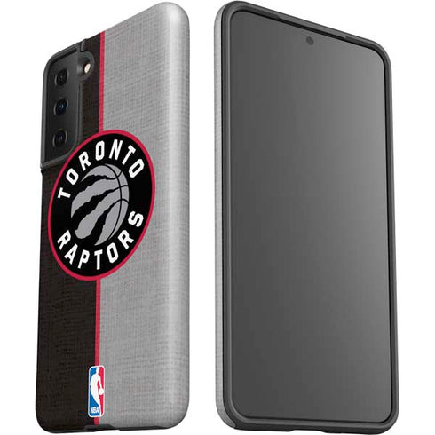 NBA Toronto Raptors Split Canvas Galaxy S21 FE Pro Case