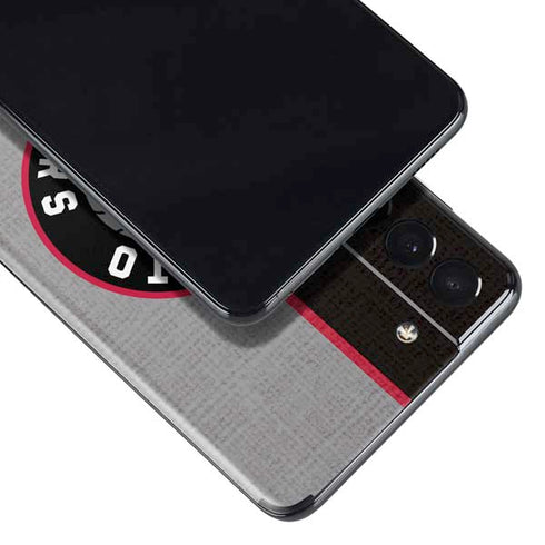 NBA Toronto Raptors Split Canvas Galaxy S21 Plus 5G Skin