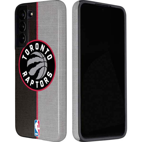 NBA Toronto Raptors Split Canvas Galaxy S22 Plus Pro Case