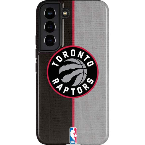 NBA Toronto Raptors Split Canvas Galaxy S22 Pro Case