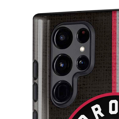 NBA Toronto Raptors Split Canvas Galaxy S22 Ultra Pro Case