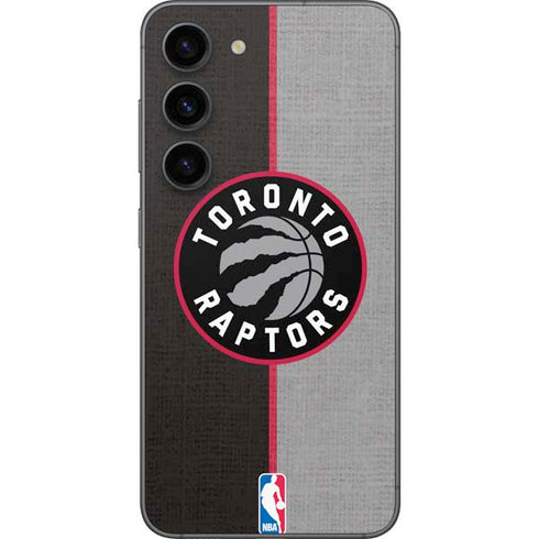 NBA Toronto Raptors Split Canvas Galaxy S23 Skin