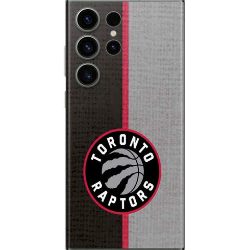 NBA Toronto Raptors Split Canvas Galaxy S23 Ultra Skin