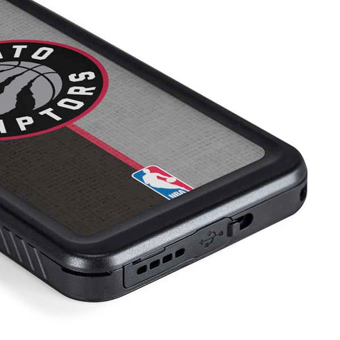 NBA Toronto Raptors Split Canvas Galaxy S23 Waterproof Case