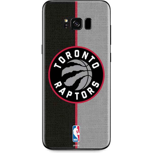 NBA Toronto Raptors Split Canvas Galaxy S8 Plus Skin