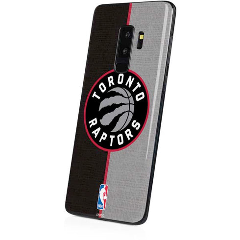 NBA Toronto Raptors Split Canvas Galaxy S9 Plus Skin