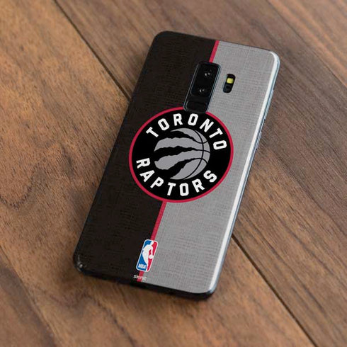 NBA Toronto Raptors Split Canvas Galaxy S9 Plus Skin
