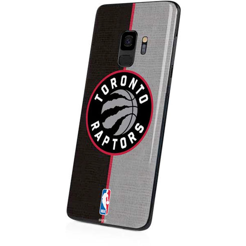 NBA Toronto Raptors Split Canvas Galaxy S9 Skin