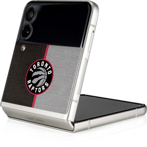 NBA Toronto Raptors Split Canvas Galaxy Z Flip3 5G Skin