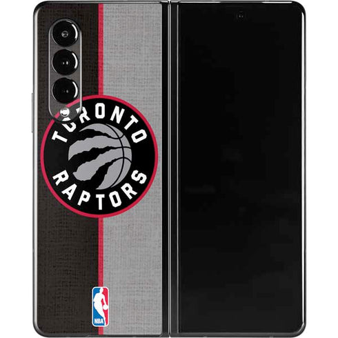 NBA Toronto Raptors Split Canvas Galaxy Z Fold3 5G Skin