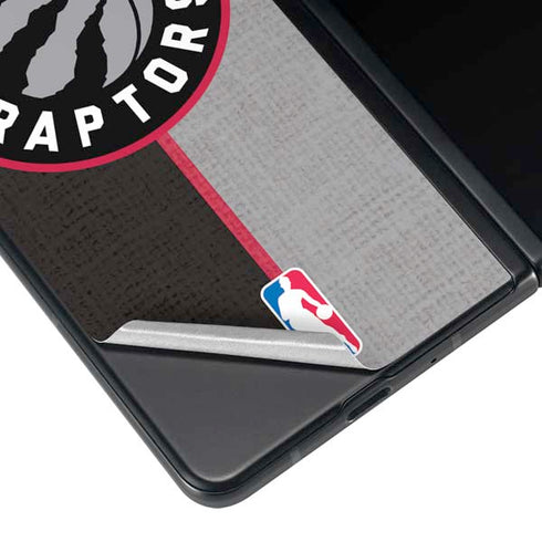 NBA Toronto Raptors Split Canvas Galaxy Z Fold3 5G Skin