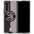 NBA Toronto Raptors Split Canvas Galaxy Z Fold4 5G Clear Case