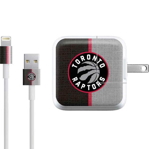 NBA Toronto Raptors Split Canvas iPad Charger (10W USB) Skin