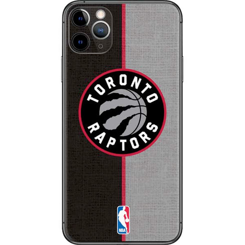 NBA Toronto Raptors Split Canvas iPhone 11 Pro Max Skin
