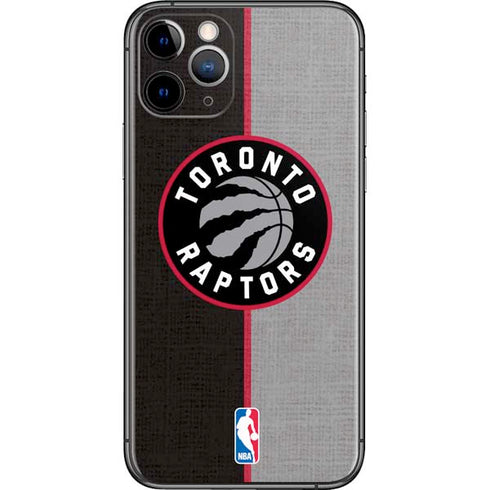 NBA Toronto Raptors Split Canvas iPhone 11 Pro Skin