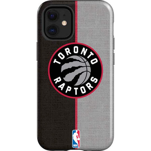 NBA Toronto Raptors Split Canvas iPhone 12 Mini Impact Case