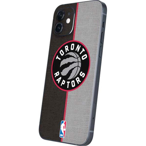 NBA Toronto Raptors Split Canvas iPhone 12 Mini Skin