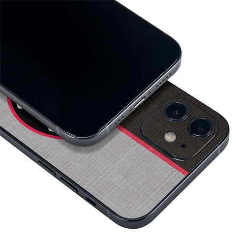 NBA Toronto Raptors Split Canvas iPhone 12 Mini Skin
