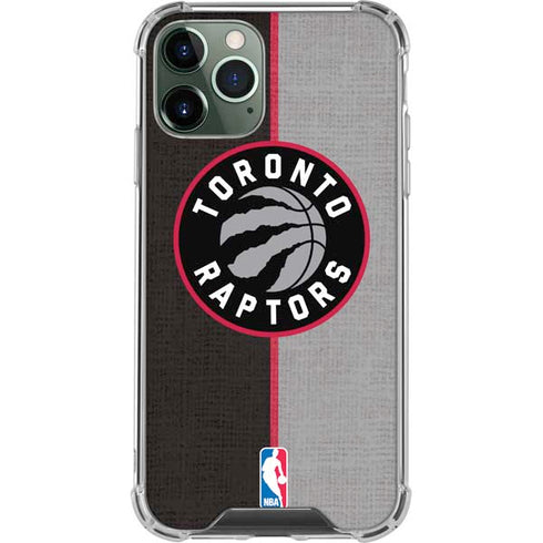 NBA Toronto Raptors Split Canvas iPhone 12 Pro Clear Case