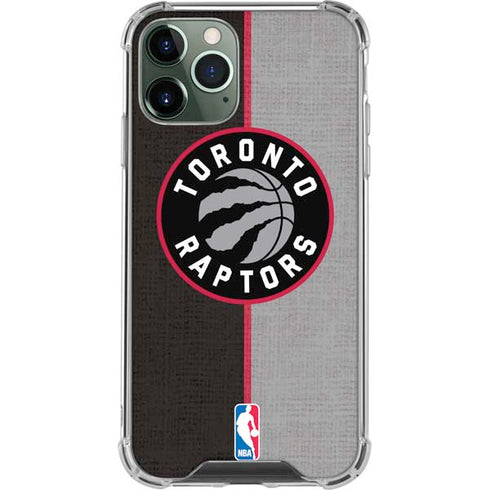 NBA Toronto Raptors Split Canvas iPhone 12 Pro Max Clear Case