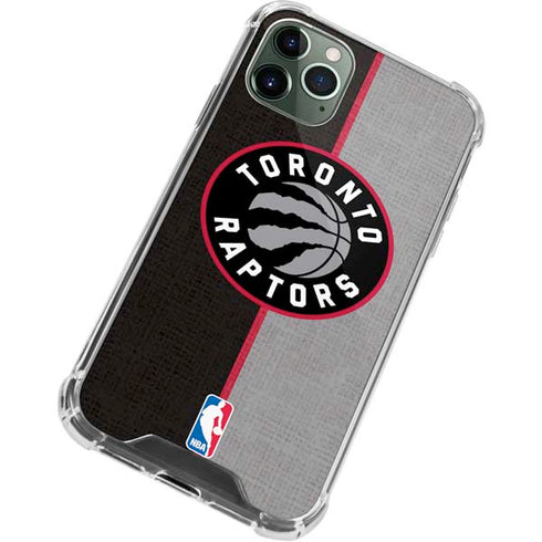 NBA Toronto Raptors Split Canvas iPhone 12 Pro Max Clear Case