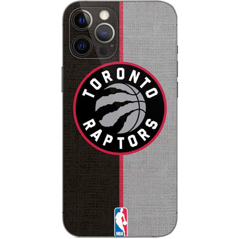 NBA Toronto Raptors Split Canvas iPhone 12 Pro Max Skin