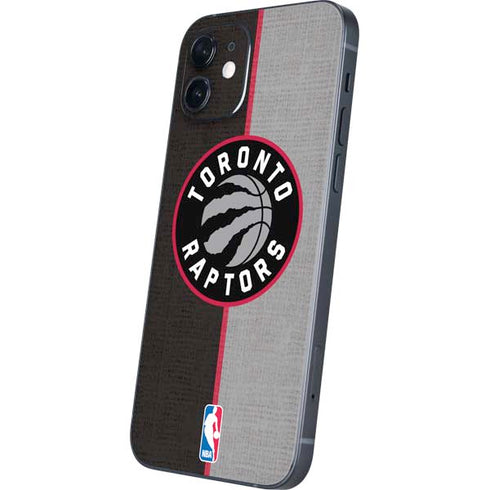 NBA Toronto Raptors Split Canvas iPhone 12 Skin