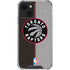 NBA Toronto Raptors Split Canvas iPhone 13 Mini Clear Case