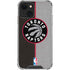 NBA Toronto Raptors Split Canvas iPhone 14 Clear Case
