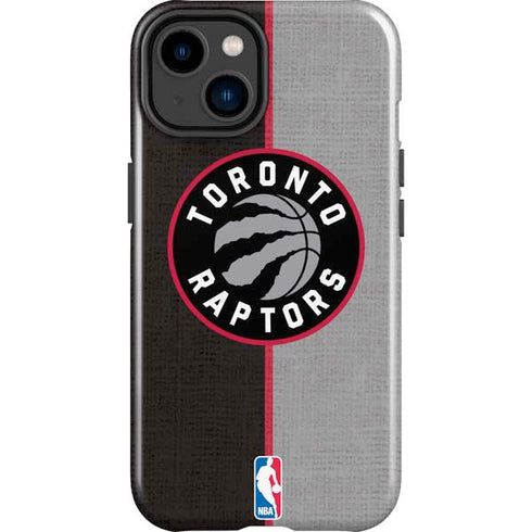 NBA Toronto Raptors Split Canvas iPhone 15 Plus Impact Case