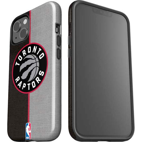 NBA Toronto Raptors Split Canvas iPhone 14 Plus Impact Case