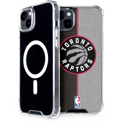 NBA Toronto Raptors Split Canvas iPhone 14 MagSafe Case