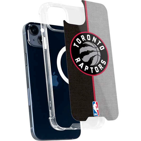 NBA Toronto Raptors Split Canvas iPhone 14 Plus MagSafe Case