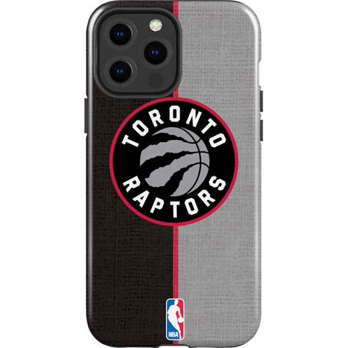 NBA Toronto Raptors Split Canvas iPhone 15 Pro Max Impact Case