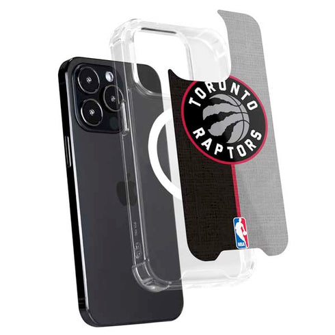 NBA Toronto Raptors Split Canvas iPhone 14 Pro Max MagSafe Case